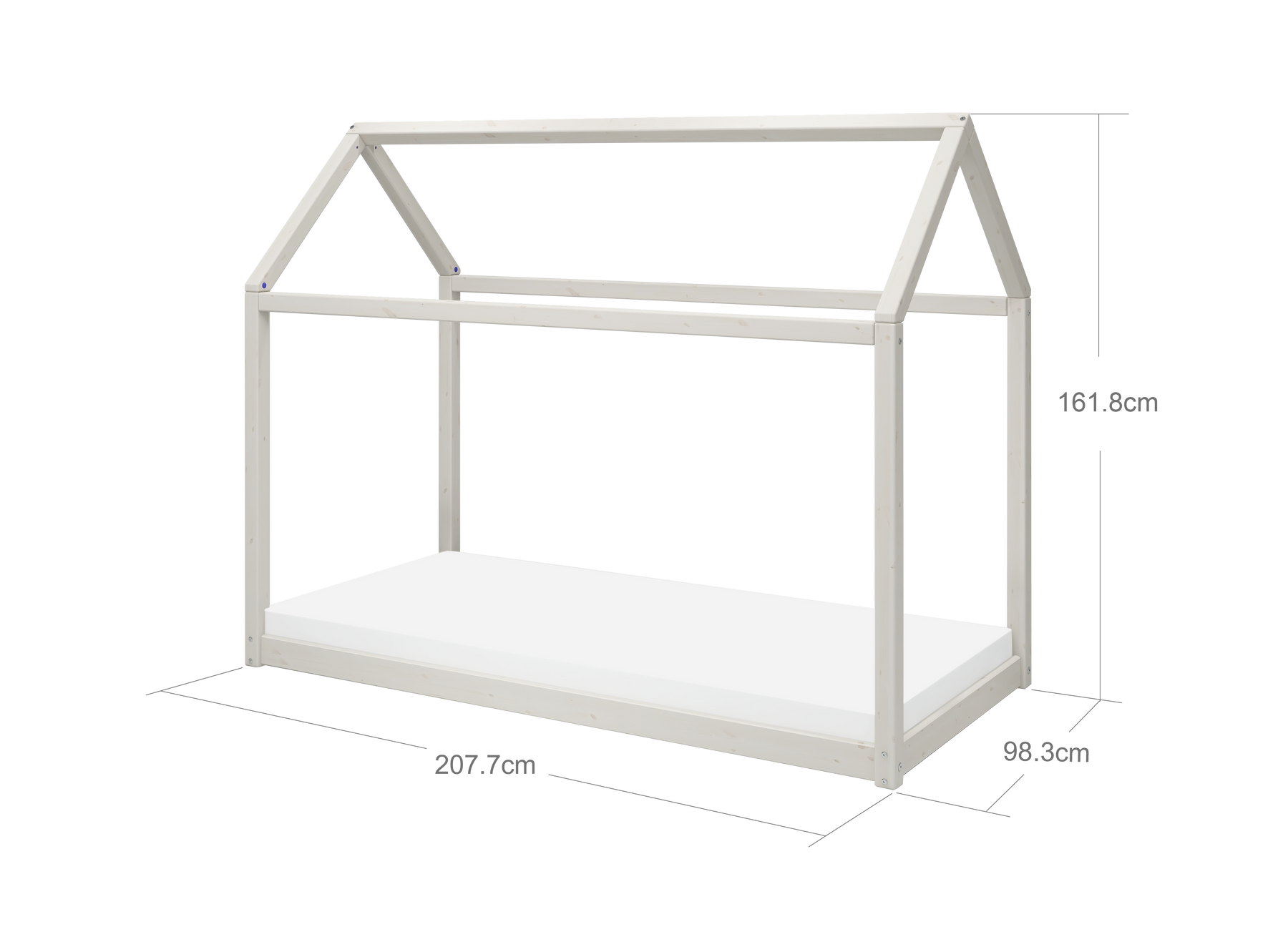 COTTAGE Single bed, Pine, 90x200 cm