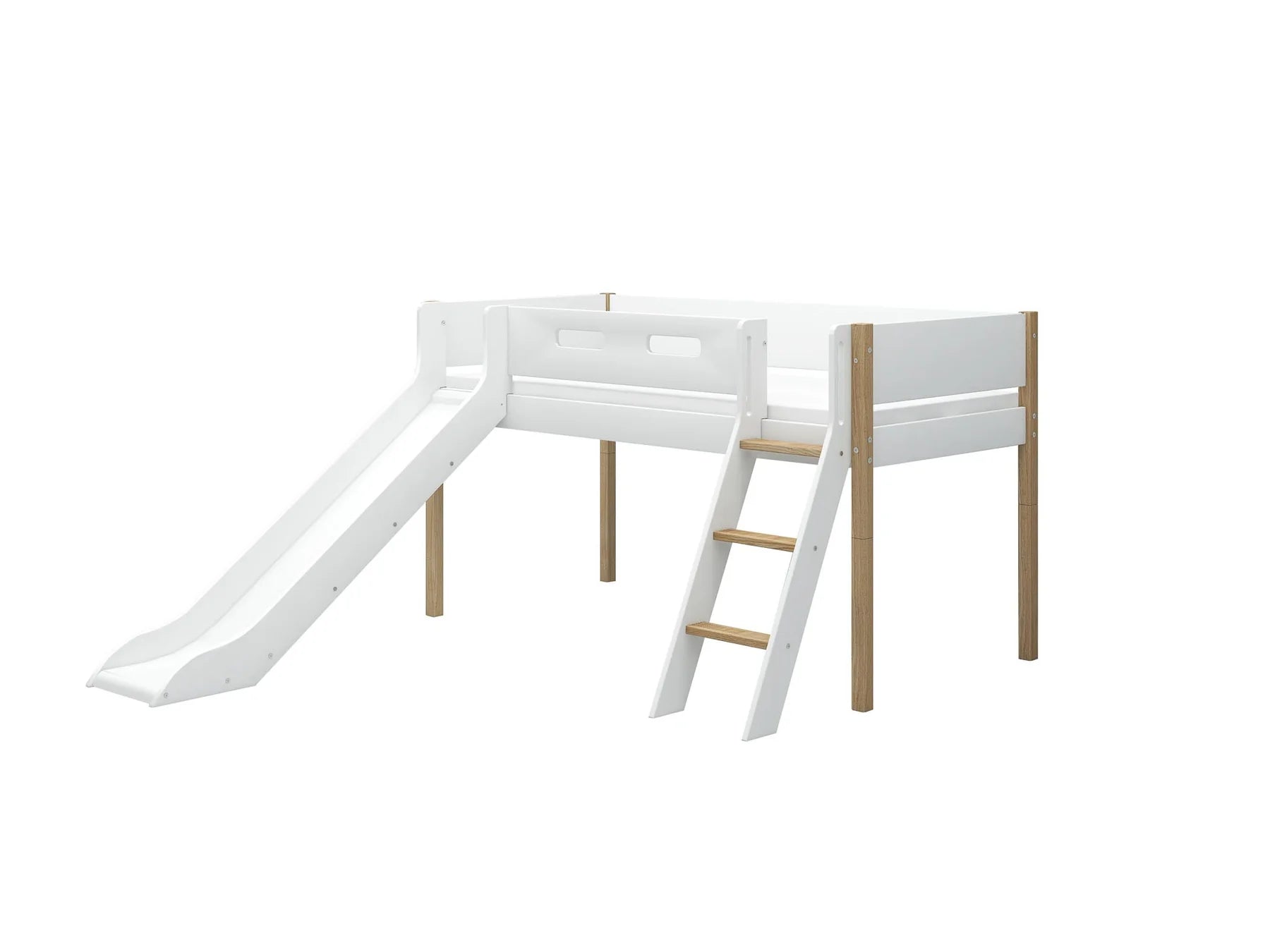 Mid-high bed w. slide