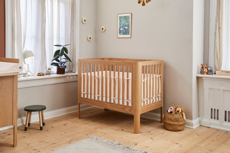 Nova Baby bed, Oak, 120x70 cm