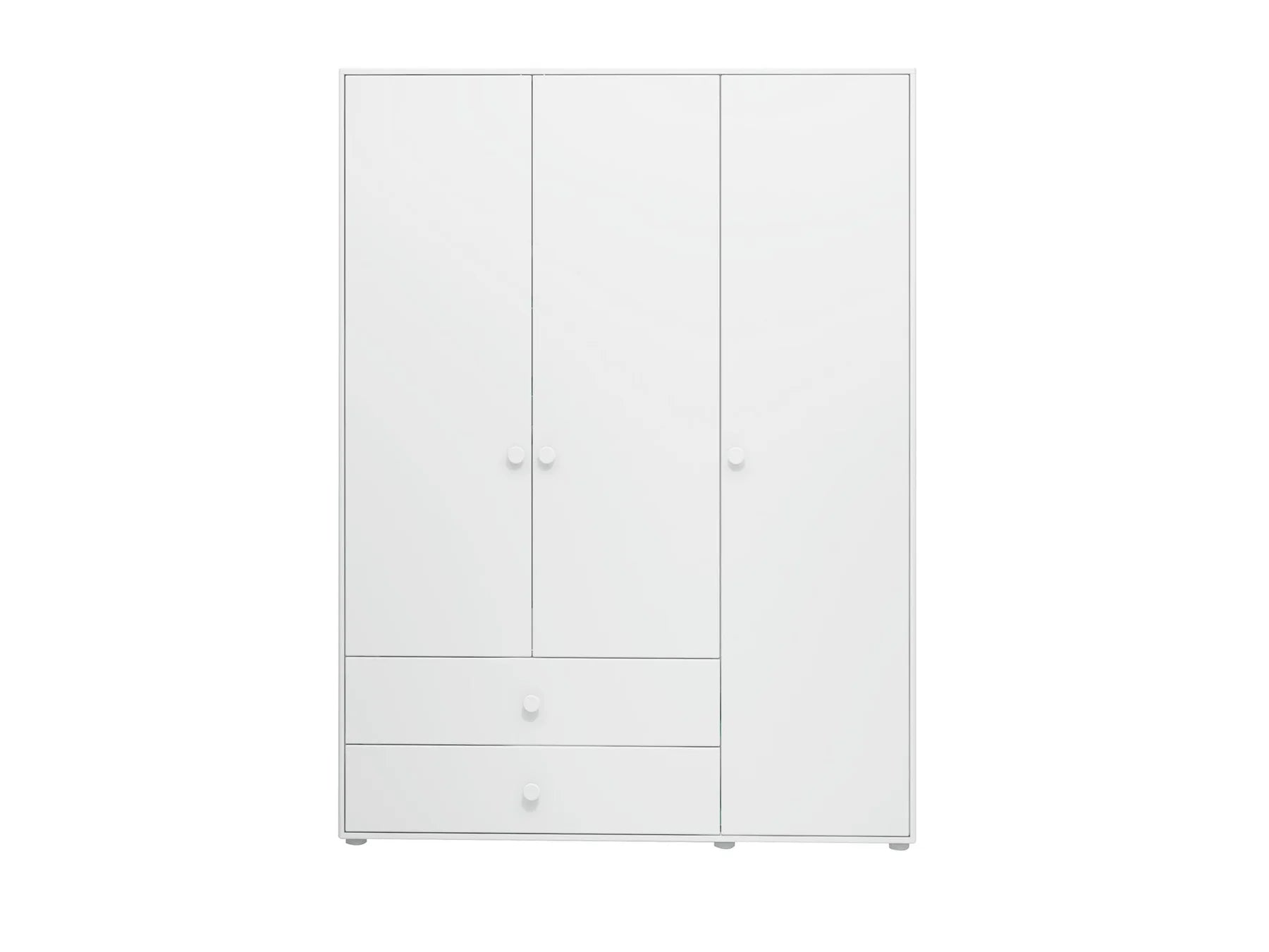 Wardrobe, 3 doors + 2 drawers