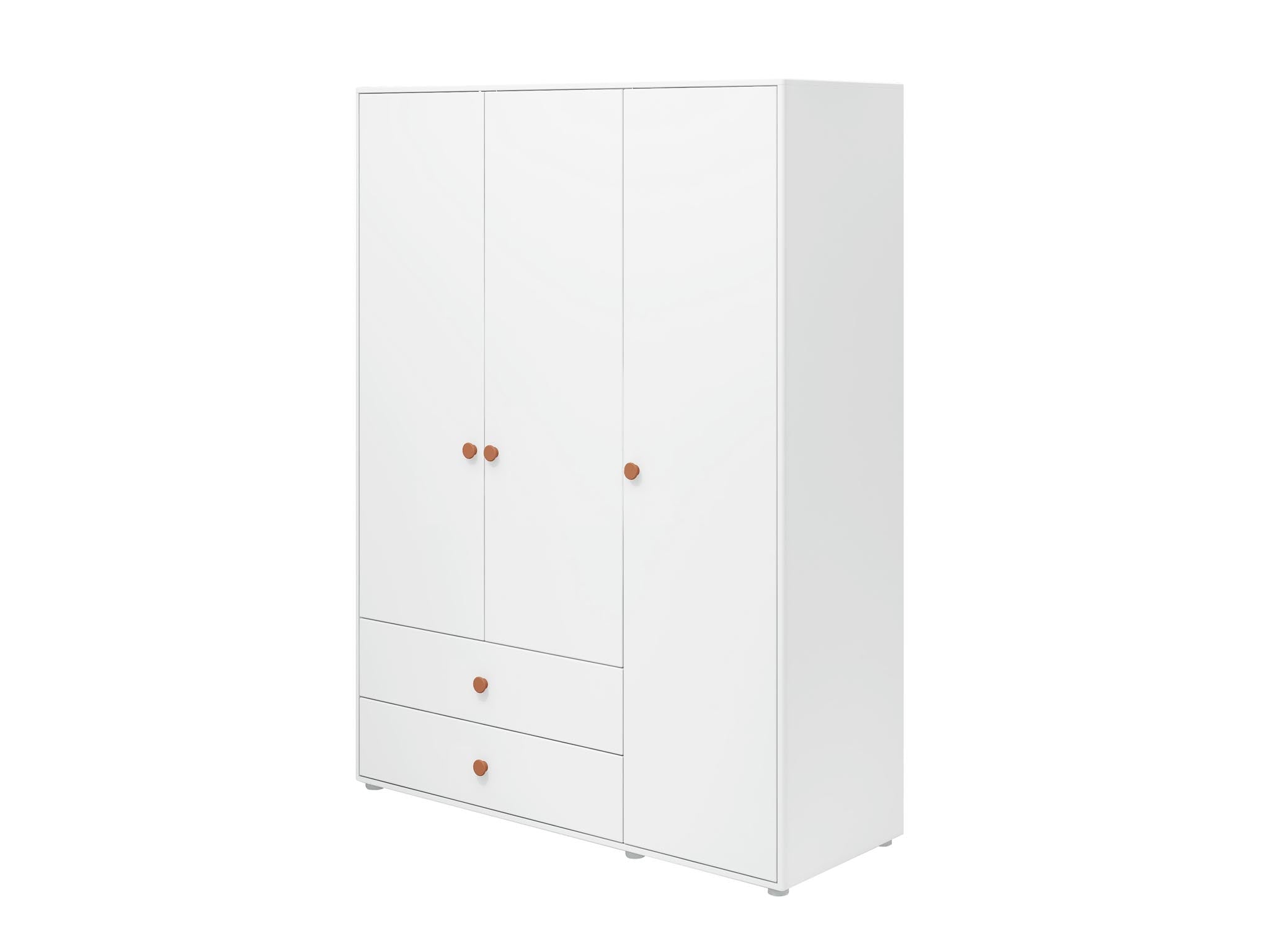 Wardrobe, 3 doors + 2 drawers