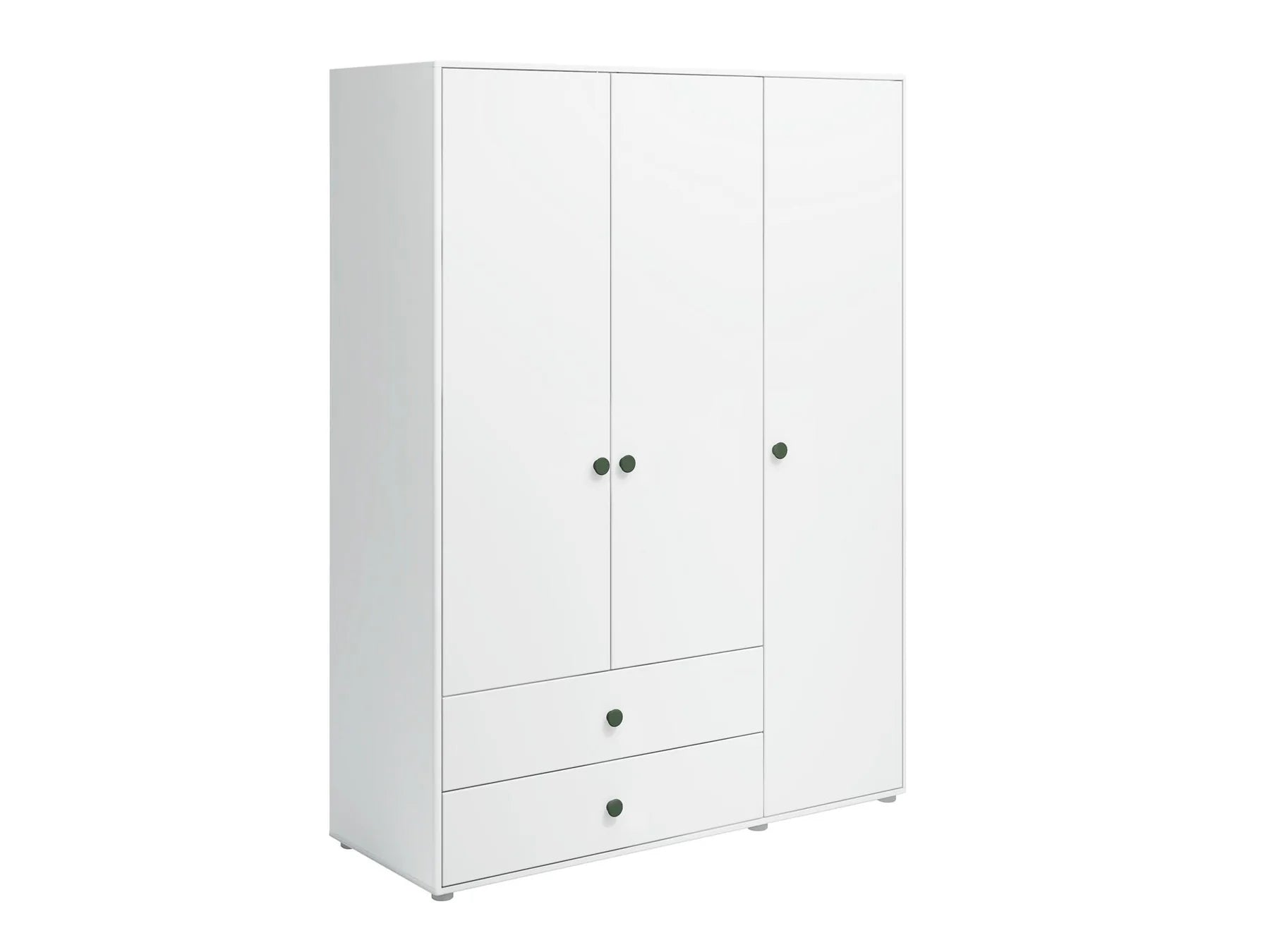 Wardrobe, 3 doors + 2 drawers