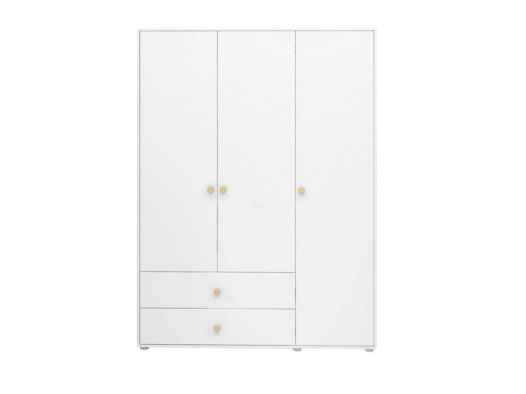 Wardrobe, 3 doors + 2 drawers