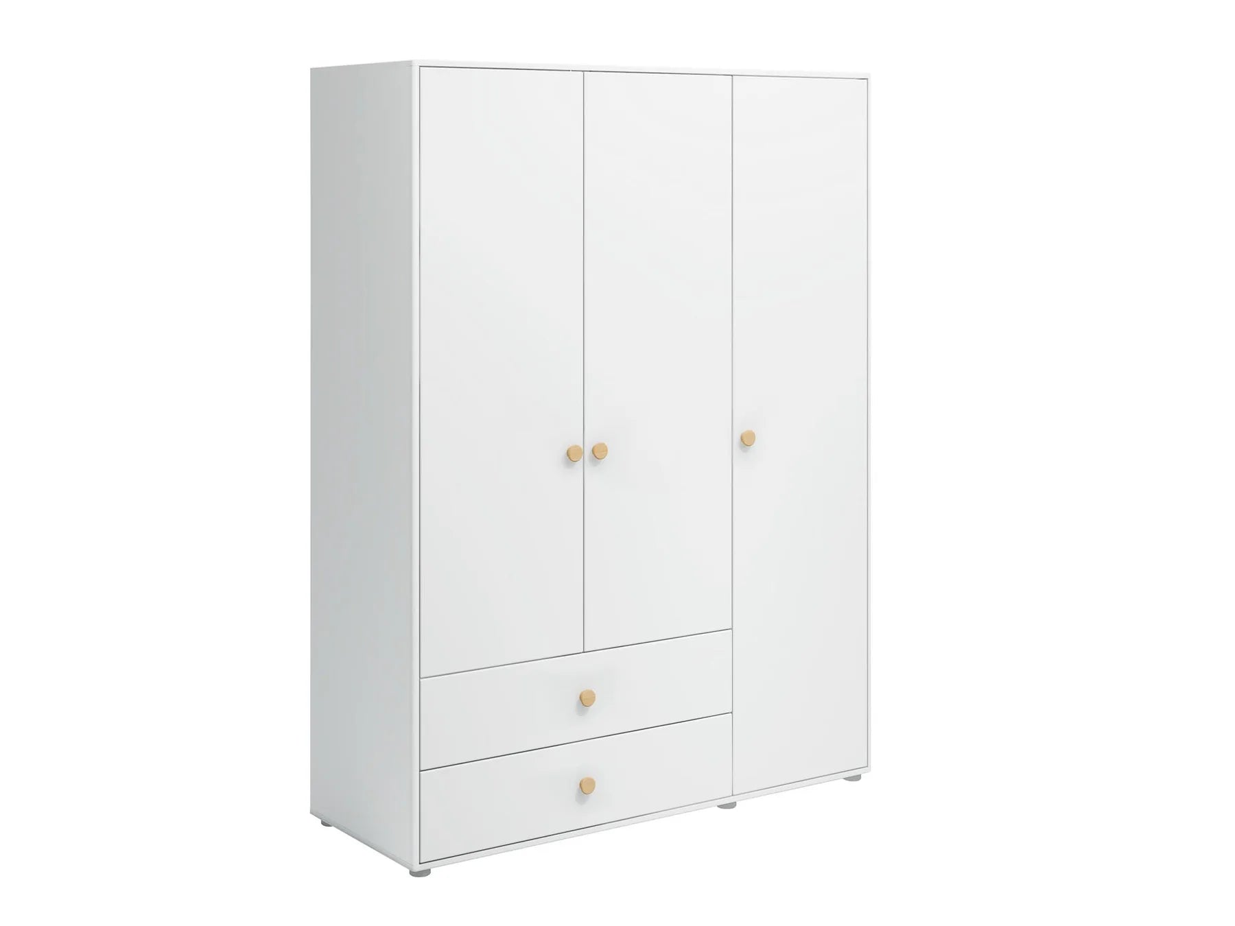 Wardrobe, 3 doors + 2 drawers