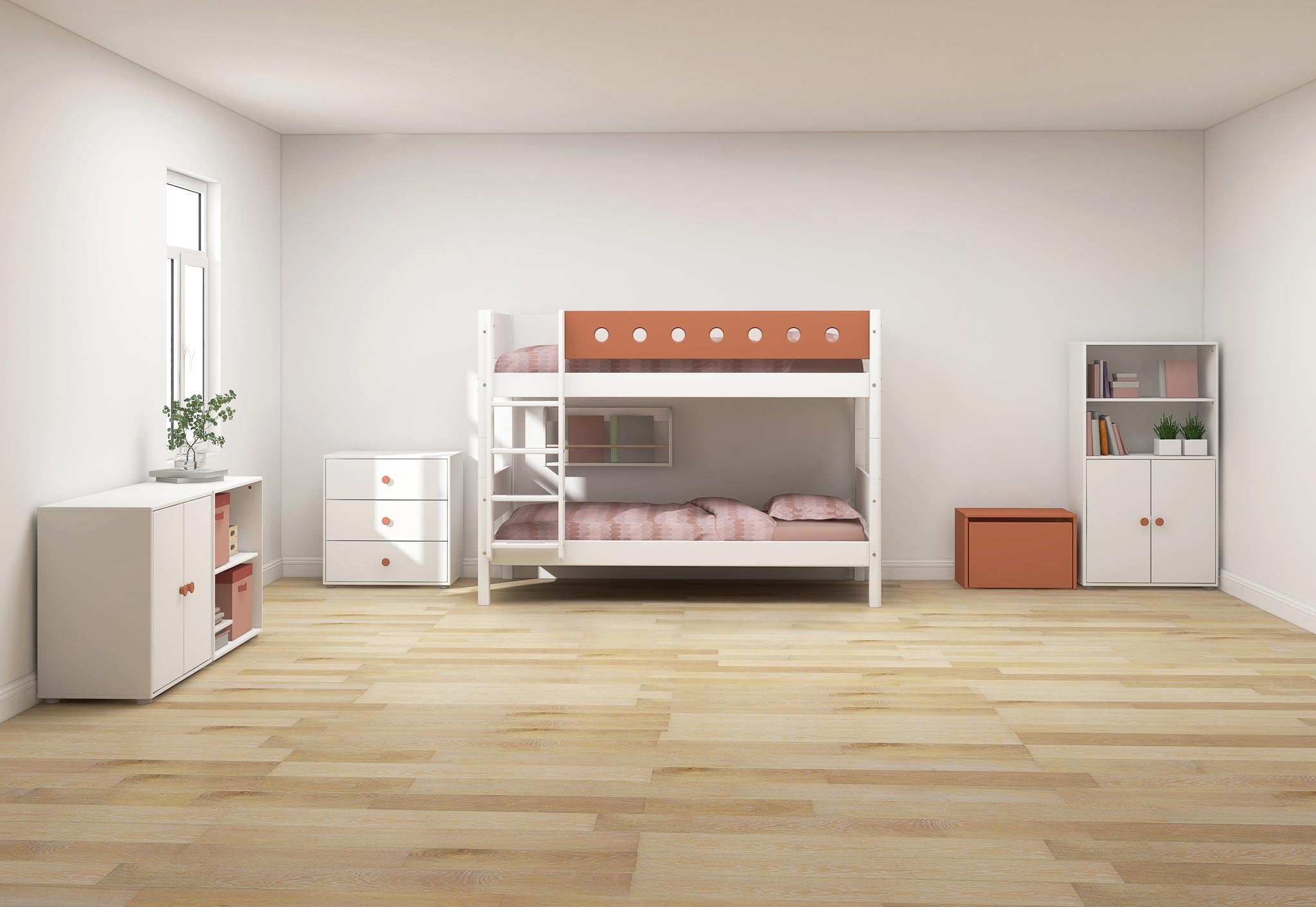 Midi bookcase, 2 doors