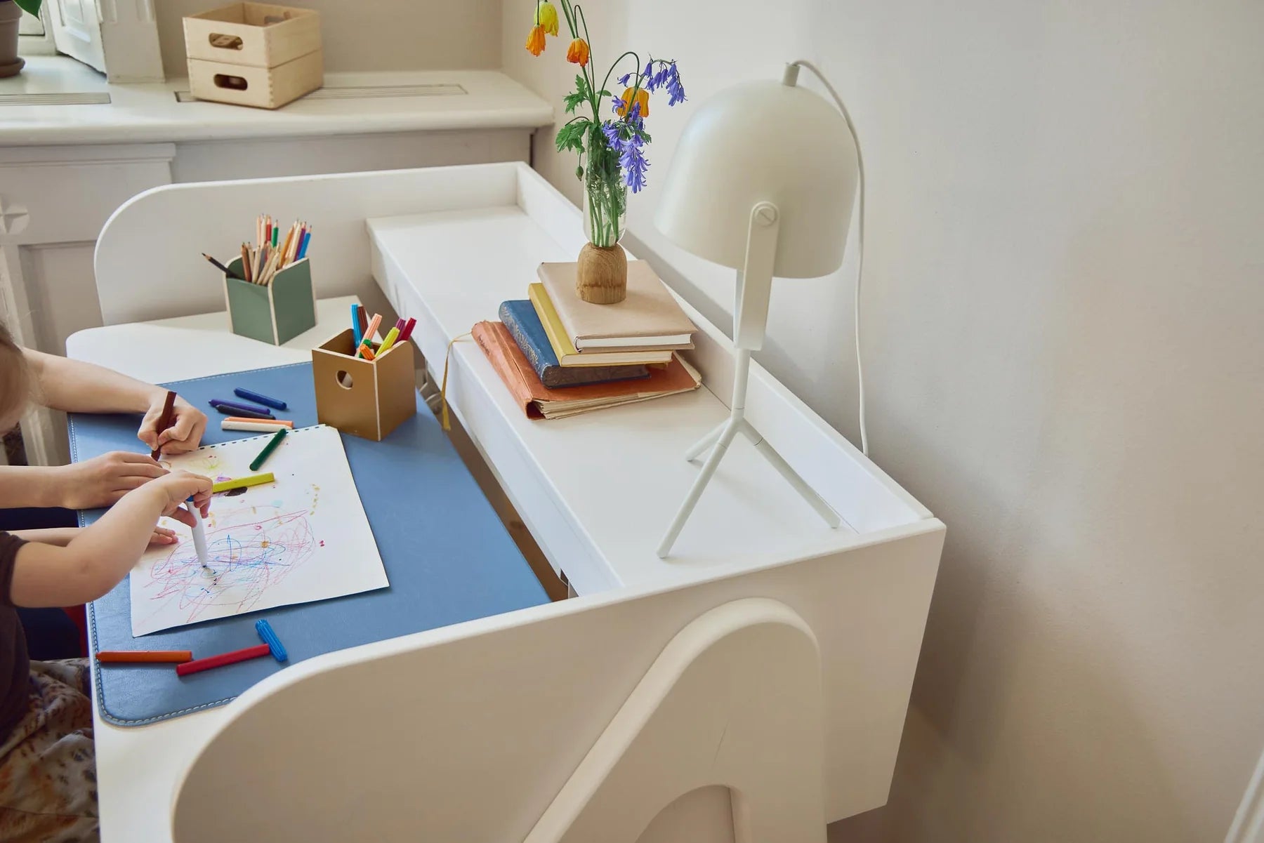 STUDY Desk pad, Misty Rose, 66x43 cm