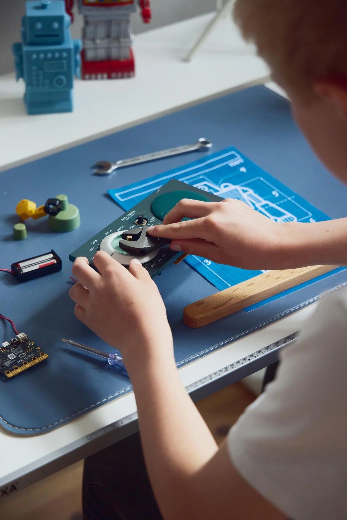 STUDY Desk pad, Misty Rose, 66x43 cm