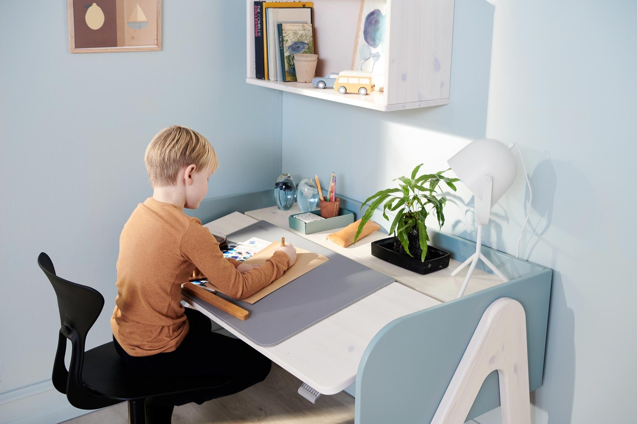 STUDY Desk pad, Misty Rose, 66x43 cm