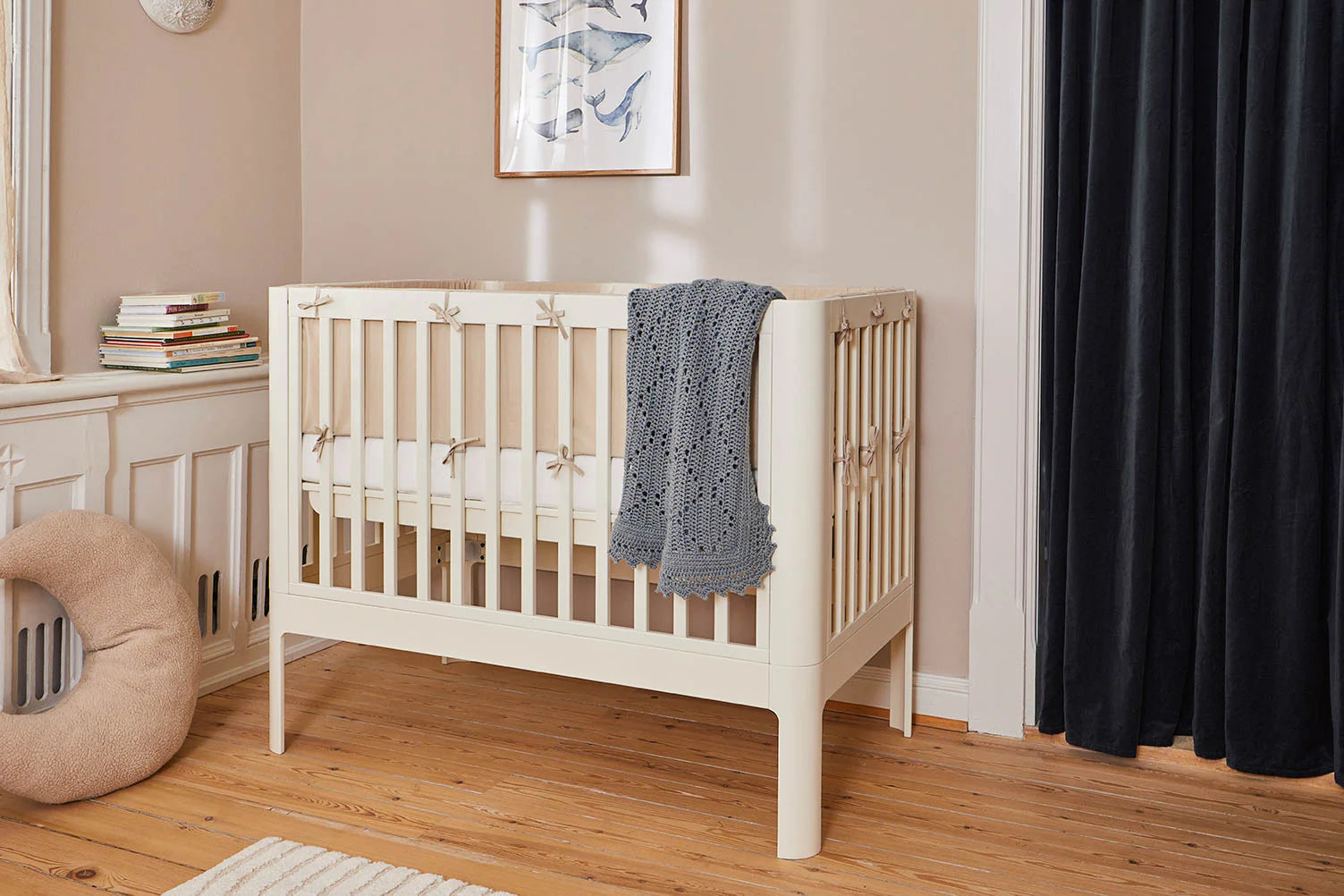 DAWN Bed Bumper, 372 cm, Mauve Morn