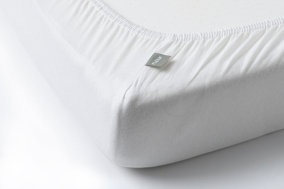 DAWN Fitted Sheet, Junior, 70x150 cm, White