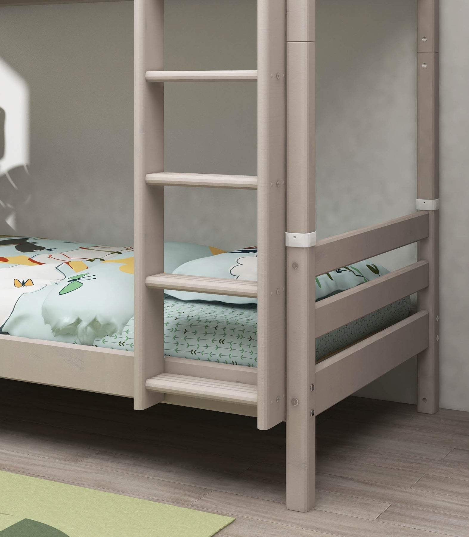 CLASSIC RAW Bunk Bed, Extra Height, 90x200 cm, Pinewood