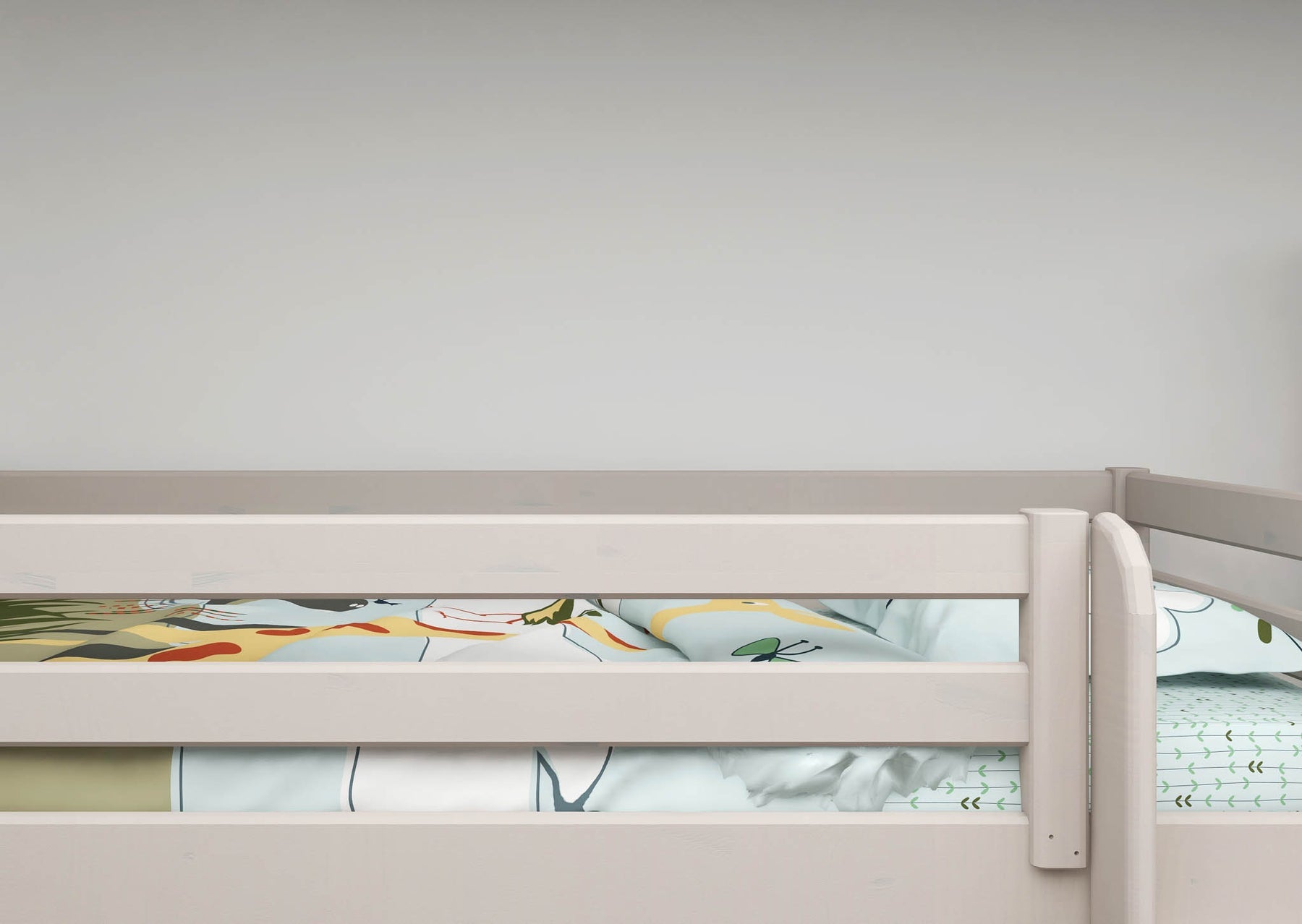 CLASSIC RAW Bunk Bed, Extra Height, 90x200 cm, Pinewood