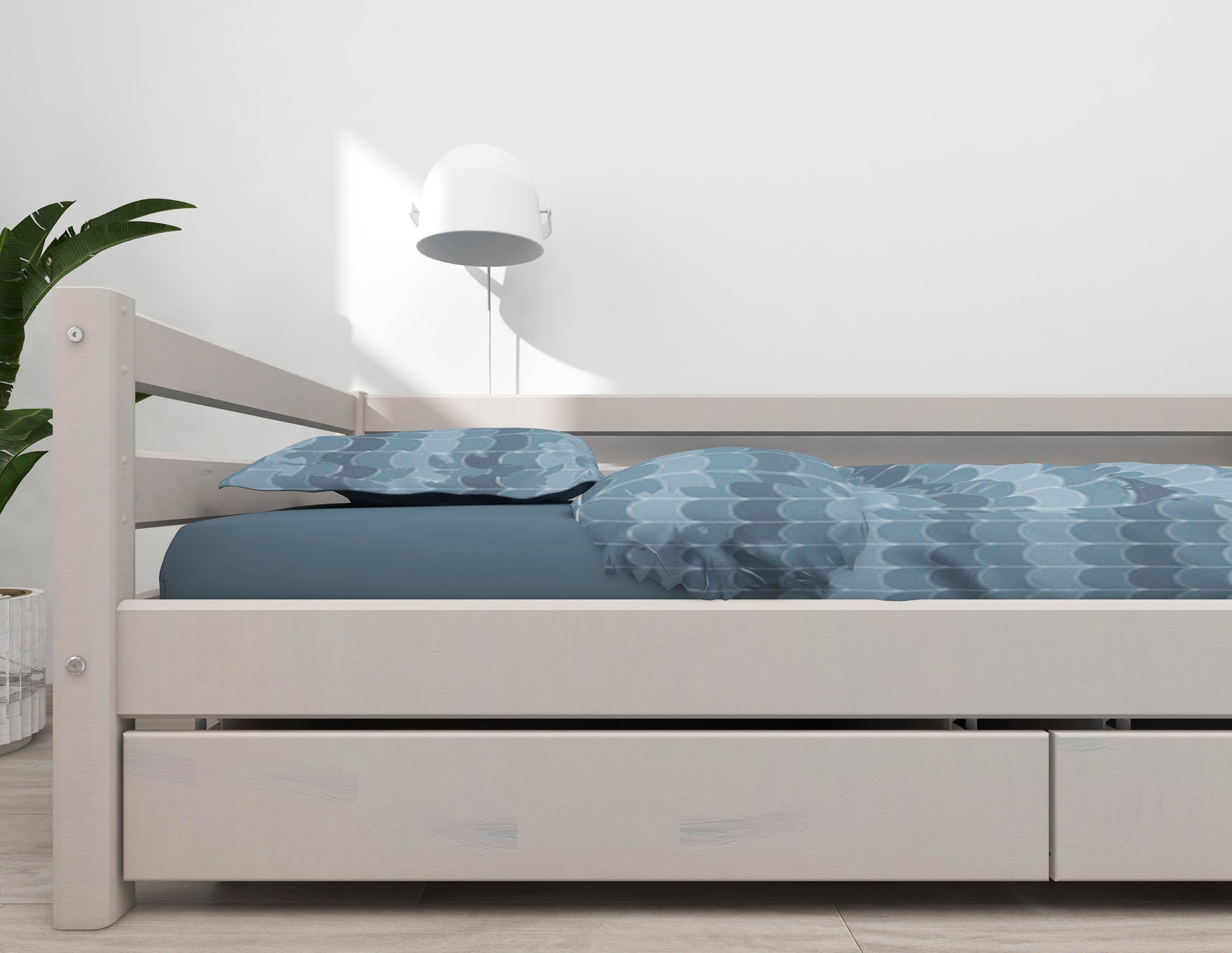 Single bed with 2 drawers