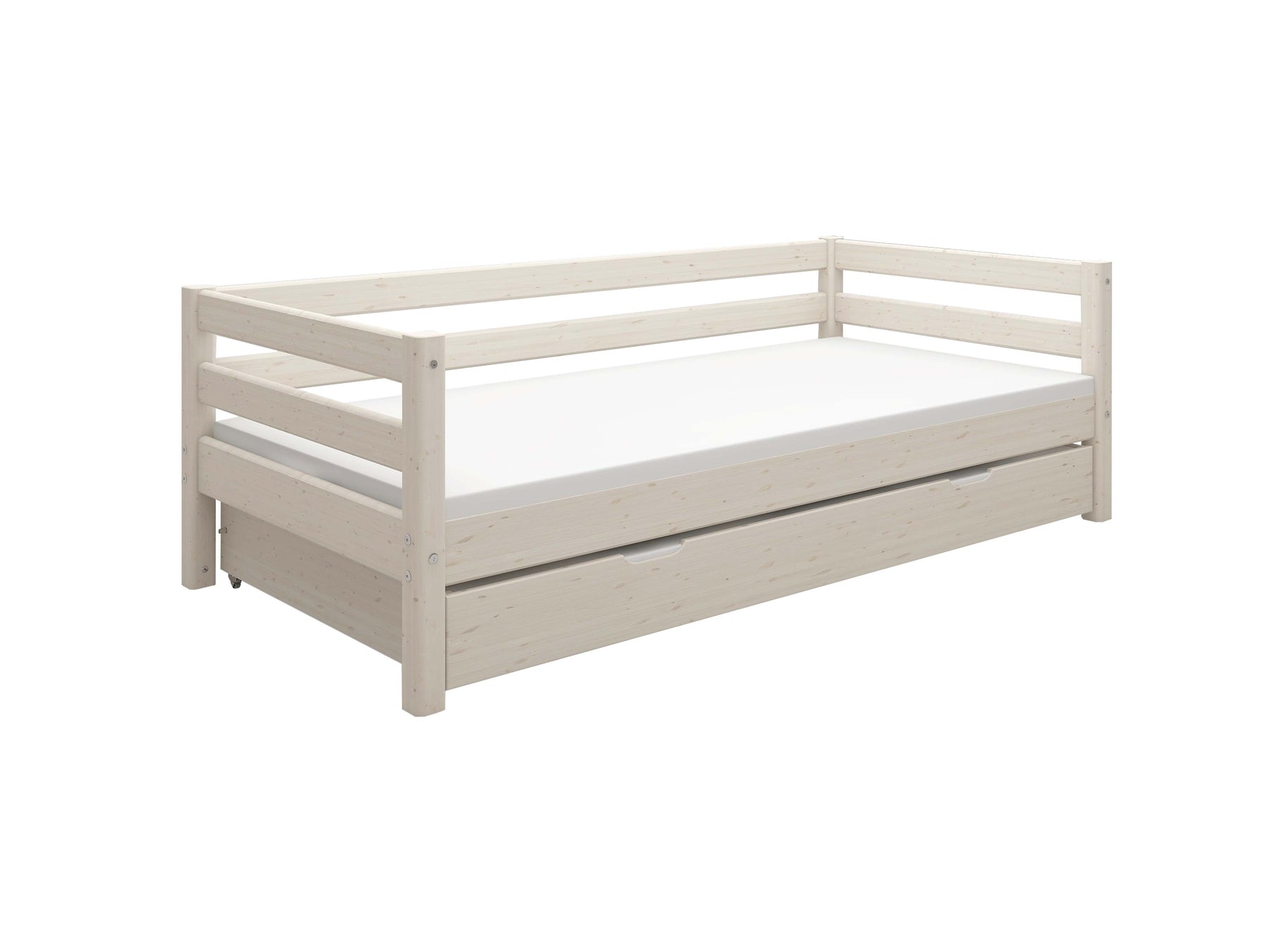 Single bed with pull-out bed