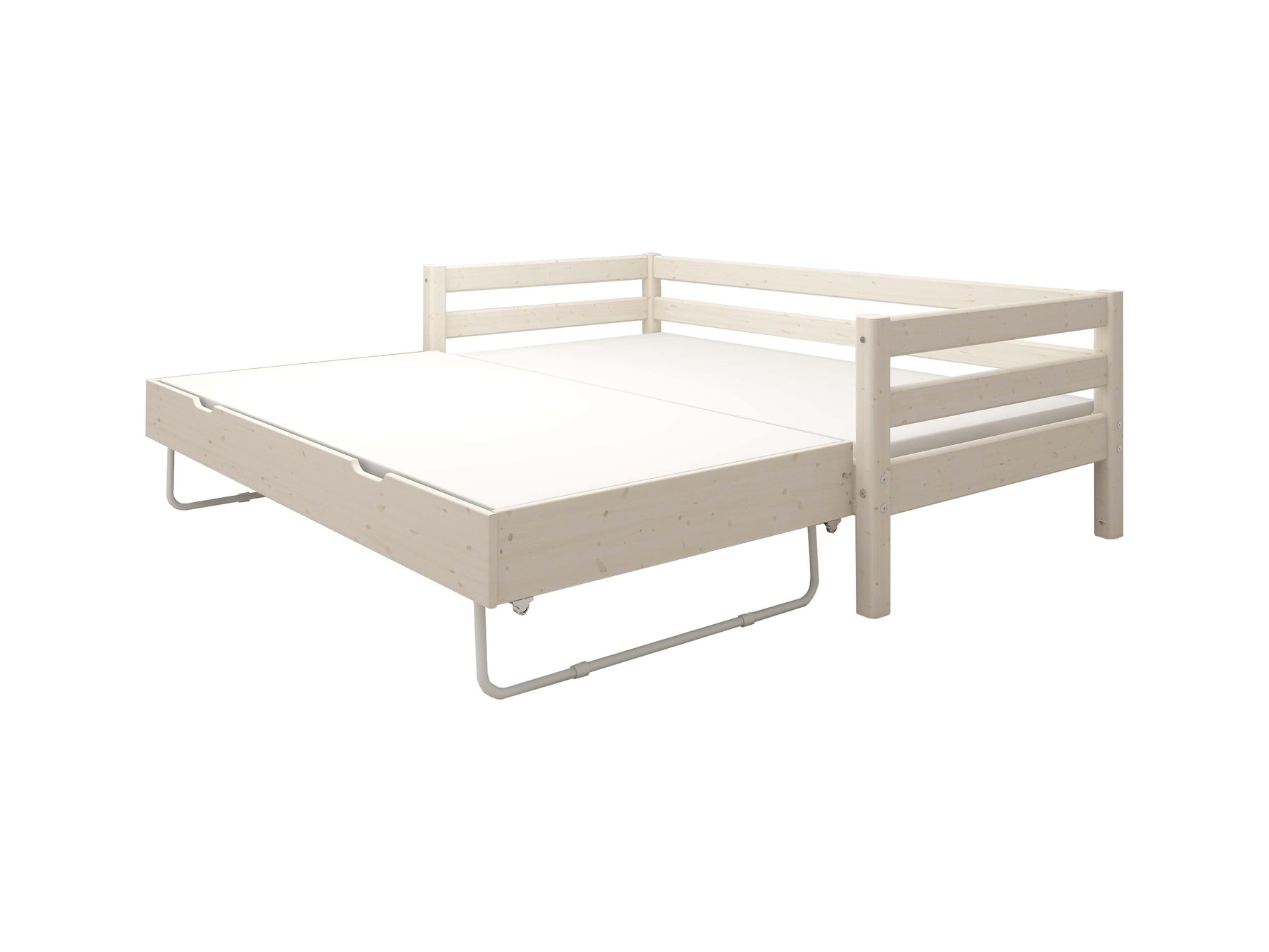 Single bed with pull-out bed