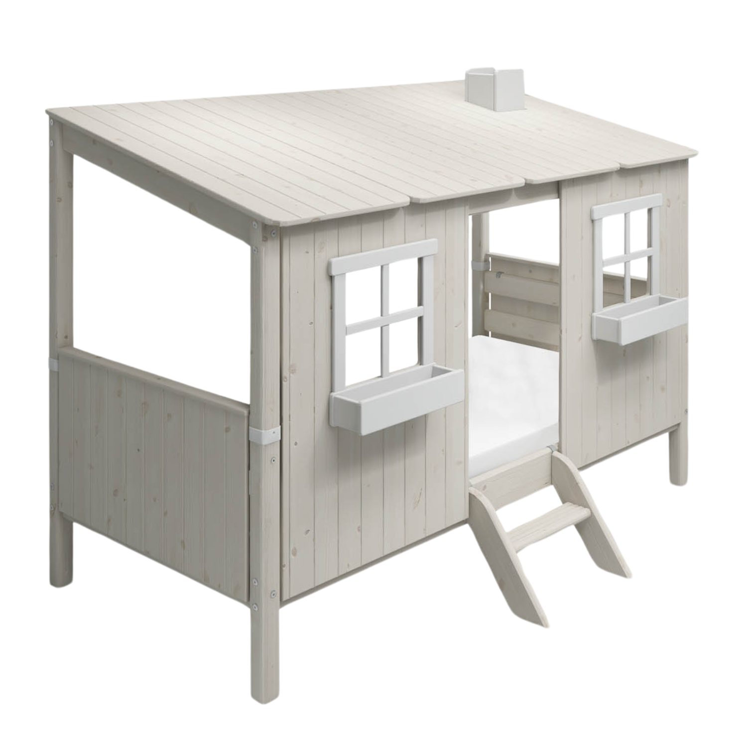 Single Bed with House and Ladder