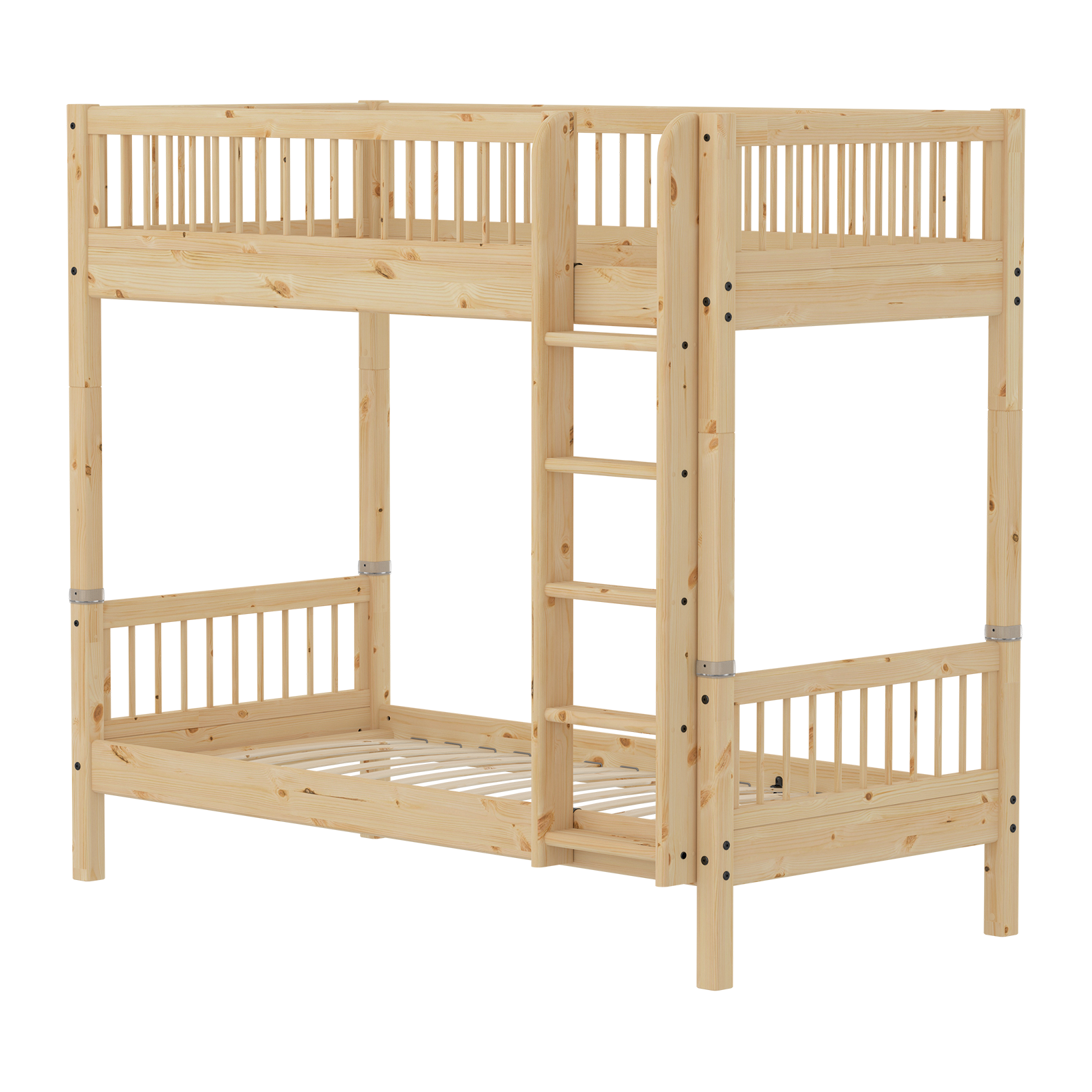 CLASSIC RAW Bunk Bed, Extra Height, 90x200 cm, Pinewood