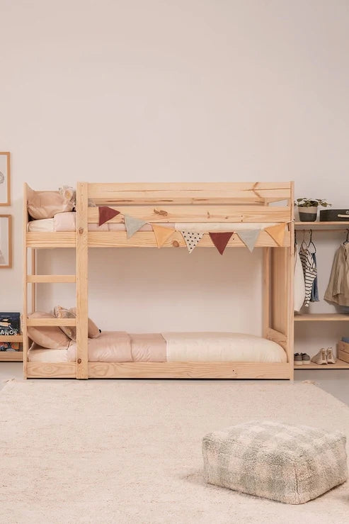 Pouf Vichy Blue Sage