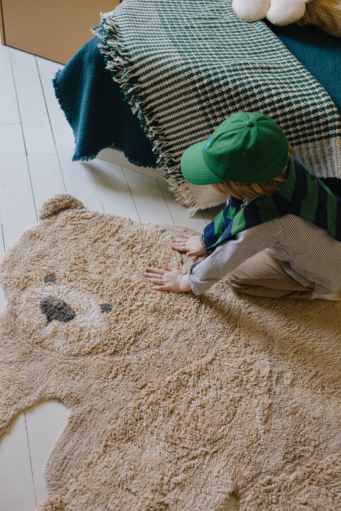 Washable Animal Rug Bear