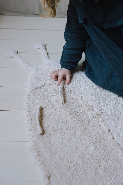 Washable Animal Rug Snail