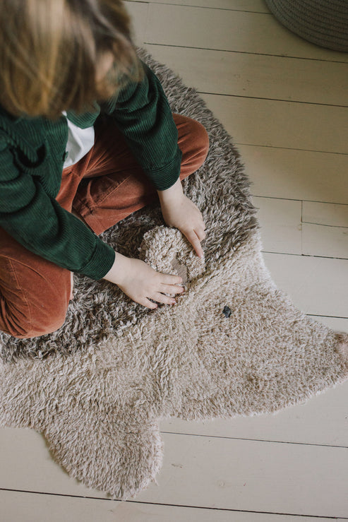 Washable Animal Rug Hedgehog