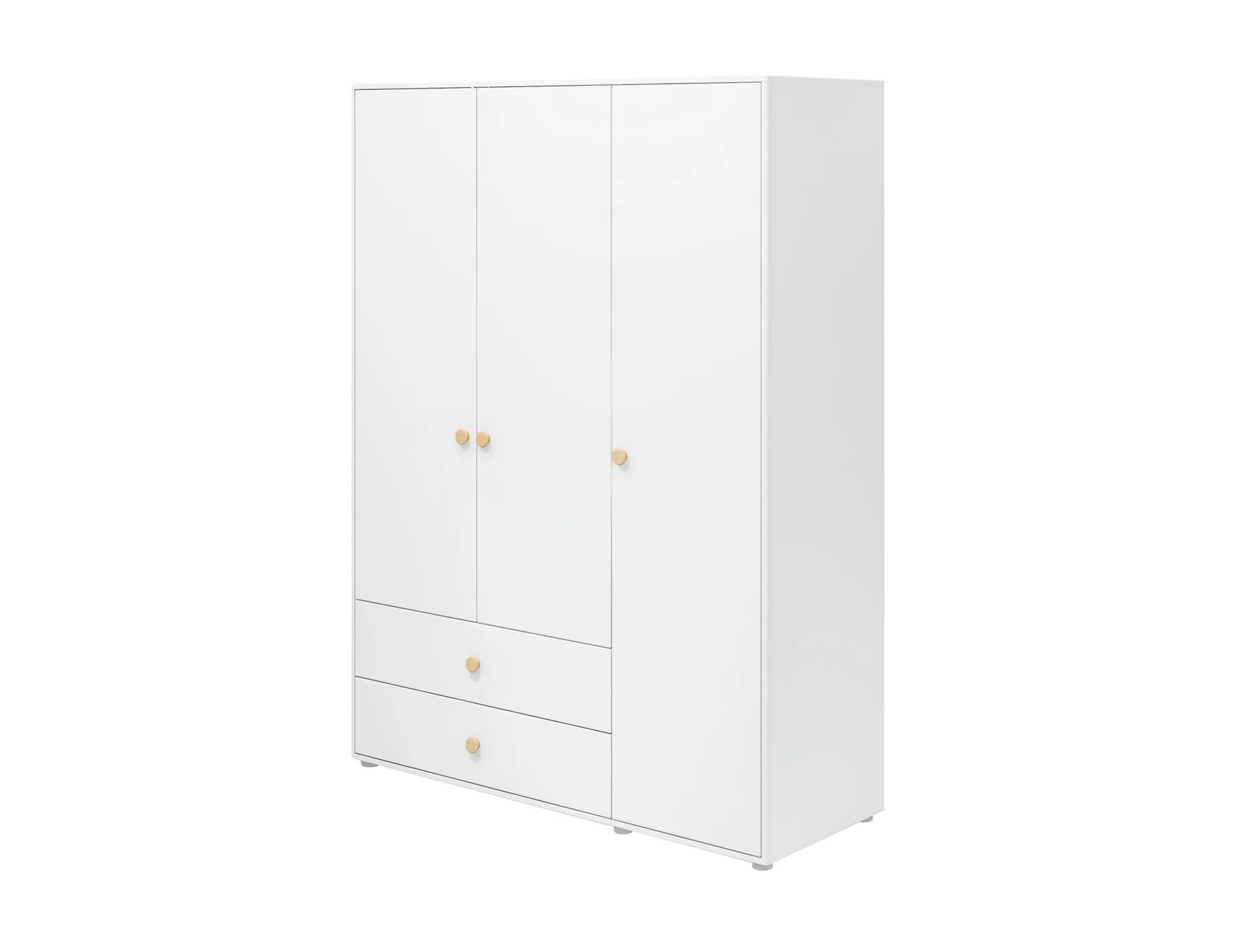 Wardrobe, 3 doors + 2 drawers