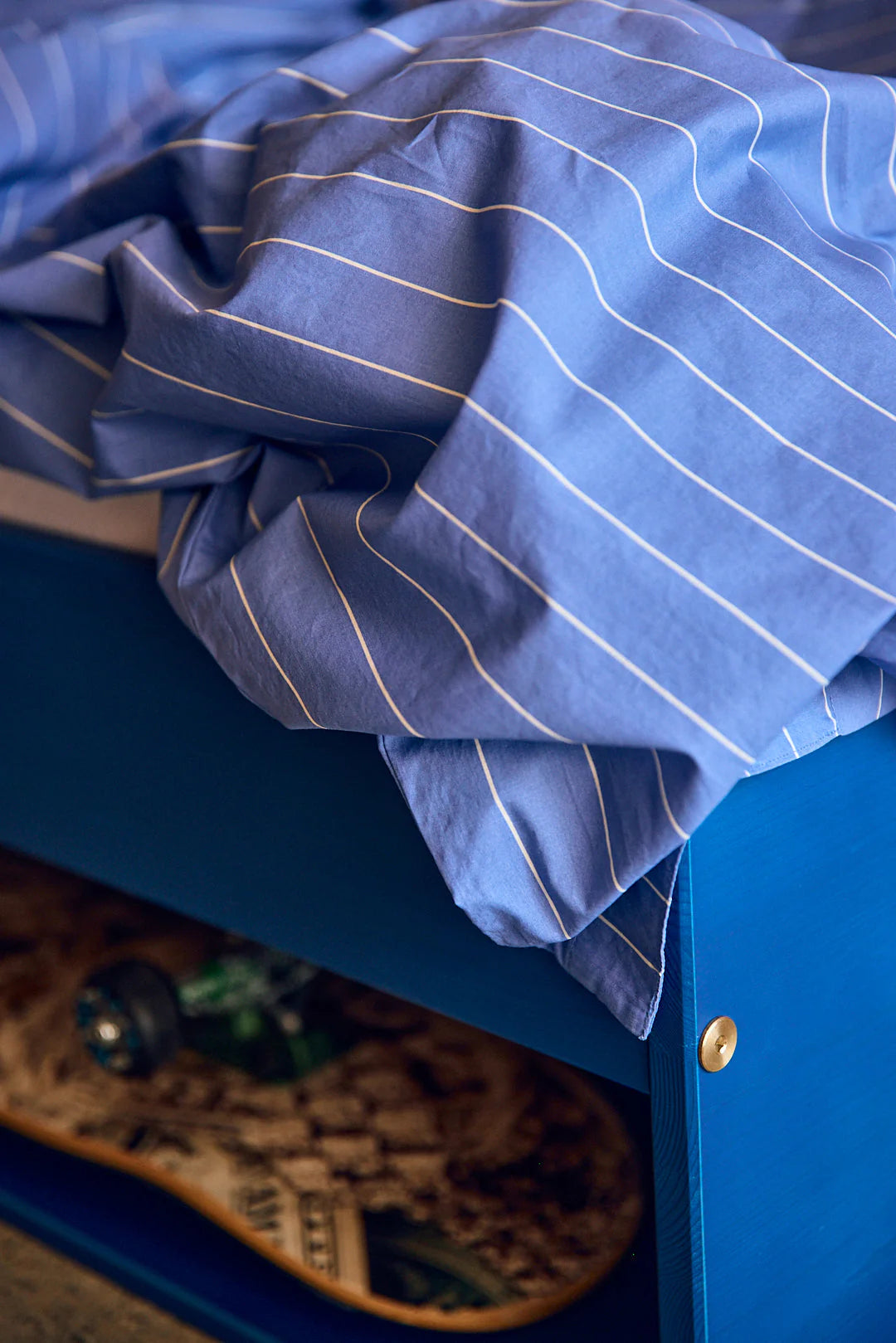 GROW Double Bed with Shelf, 120x200 cm