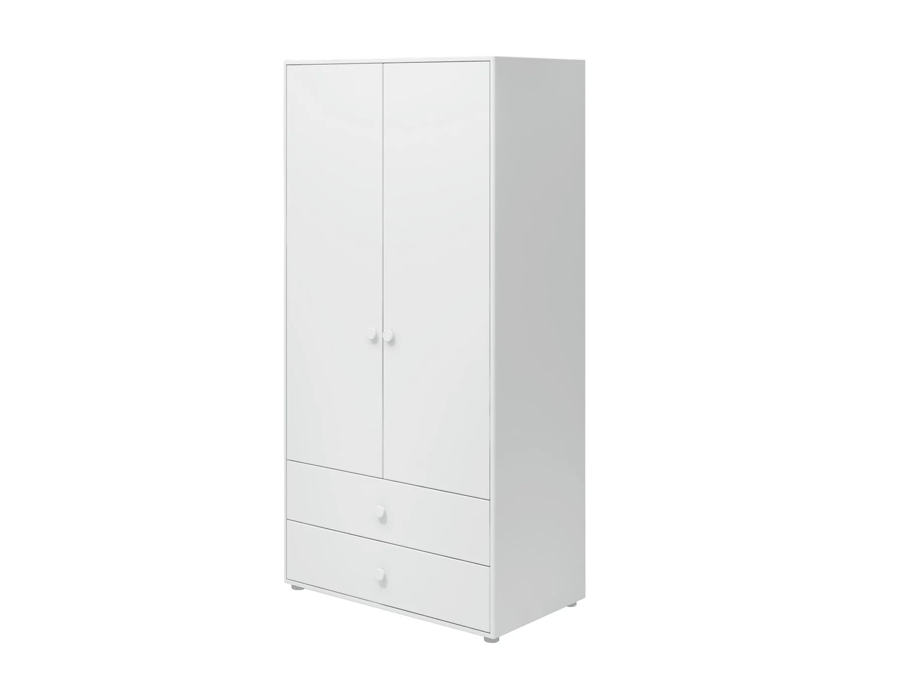 Wardrobe, 2 doors + 2 drawers