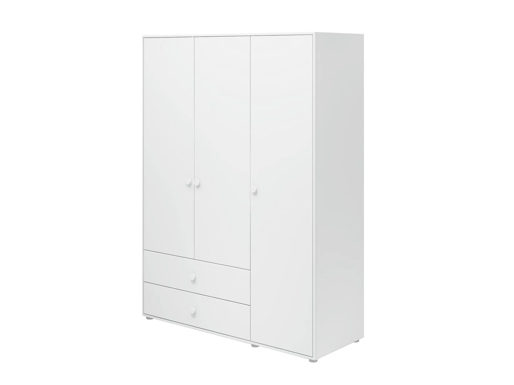 Wardrobe, 3 doors + 2 drawers