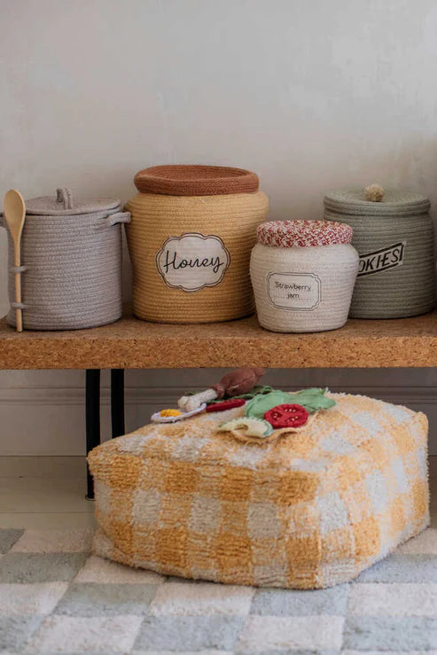 Basket Honey Pot