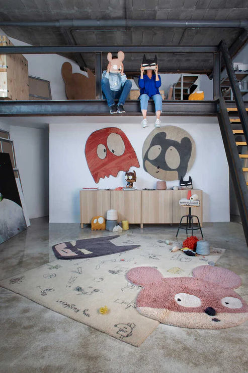 Knitted cushion BatBoy