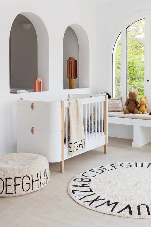 Pouf ABC Natural - Black