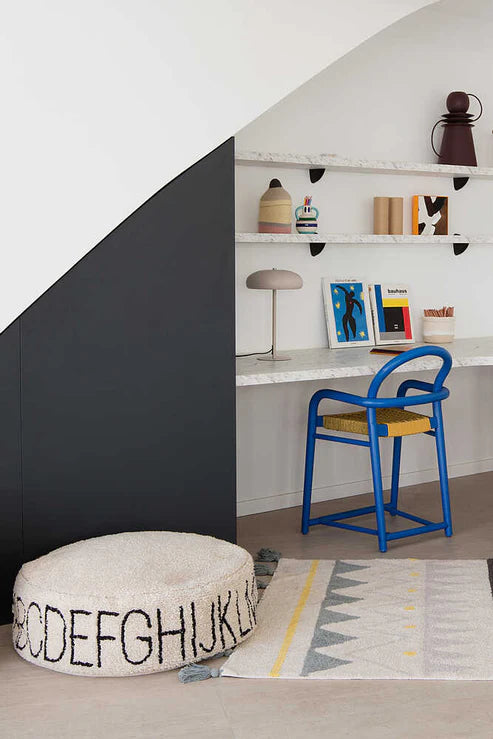 Pouf ABC Natural - Black