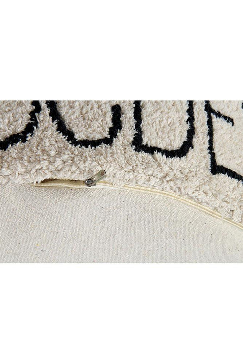 Pouf ABC Natural - Black