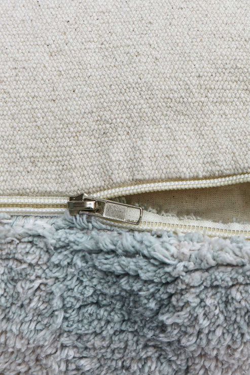 Pouf Vichy Blue Sage