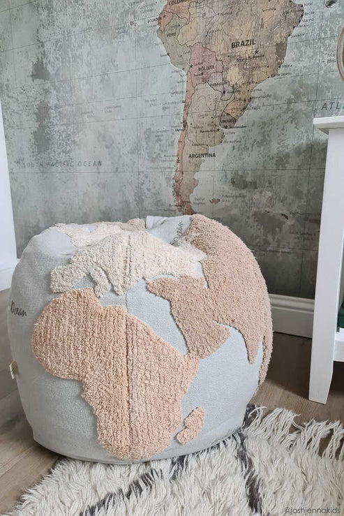 Pouf World Map
