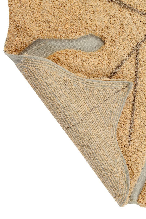 Washable rug Monstera Honey