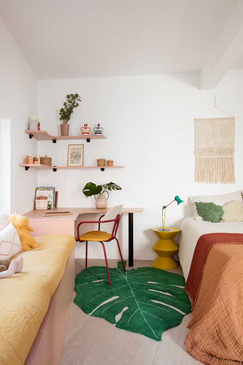 Washable Rug Monstera Leaf