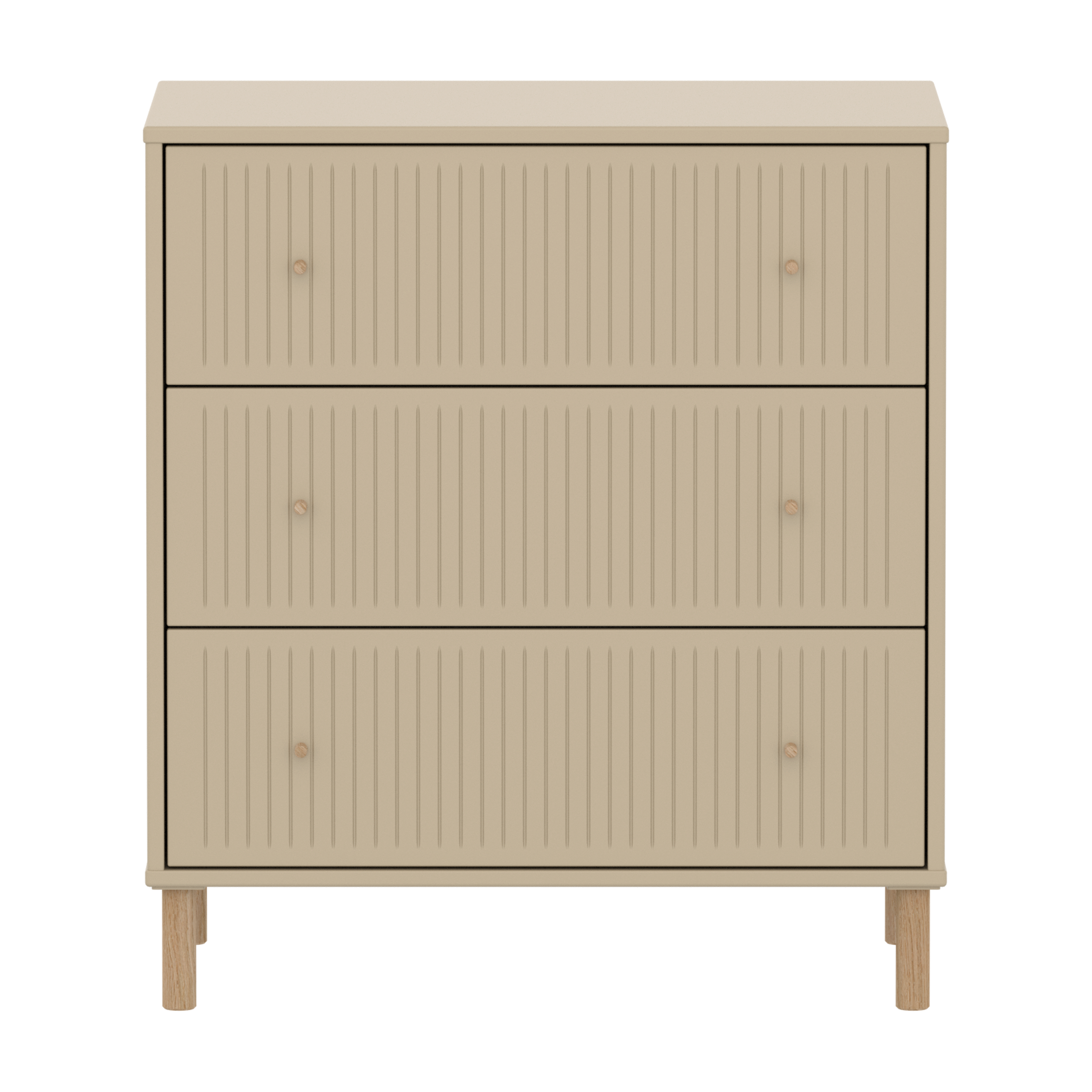 SAGA Chest of Drawers (Oak Legs with Grooves)