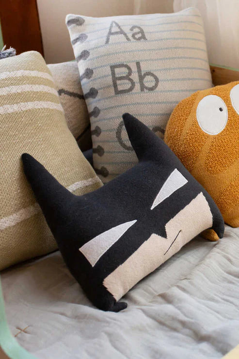 Knitted cushion BatBoy